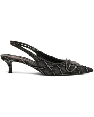 DIESEL 40Mm D-Venus Sb Heeled Pumps - Black