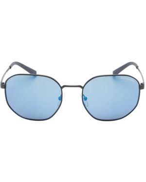 ARMANI EXCHANGE Round-Frame Sunglasses - Blue