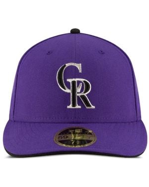 KTZ 59Fifty Colorado Rockies 2017 Fitted Cap - Purple
