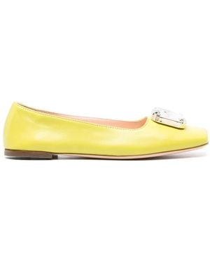 Agl Attilio Giusti Leombruni Rina Ballerina Shoes - Yellow