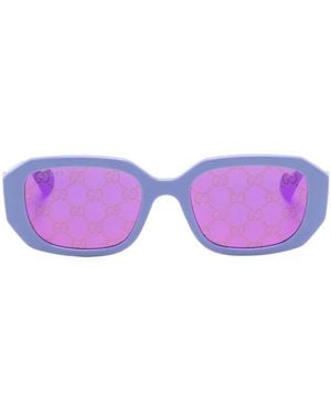 Gucci Gg1535S Linea Gg Logo Sunglasses - Purple
