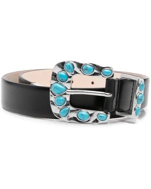 DEHANCHE Juna-Embellished Belt - Blue