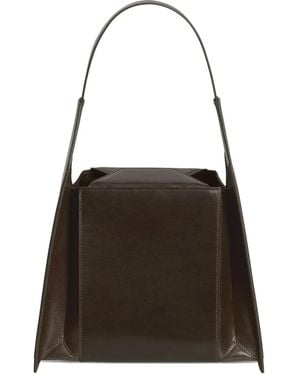 Merryl Tielman Angelo Leather Tote Bag - Black