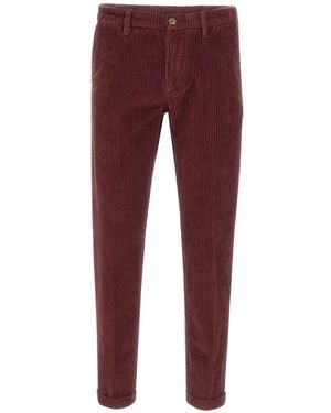 Re-hash Hose aus Cord mit Umschlag - Rot