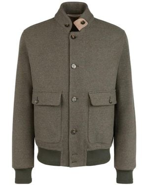 Tod's Button-Up Bomber Jacket - Green