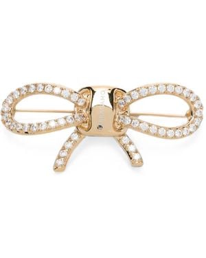 Ferragamo Vara Brosche Mit Schleife - Mettallic