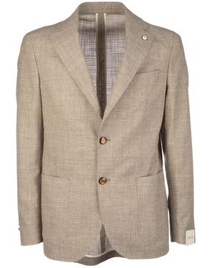 L.B.M. 1911 Single-Breasted Blazer - Natural