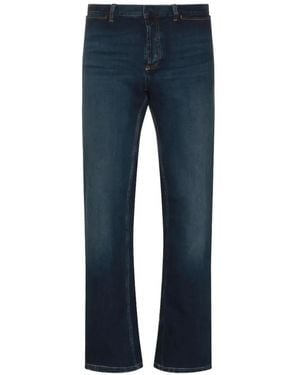 Gucci Vaqueros Rectos Con Efecto Degradado - Azul