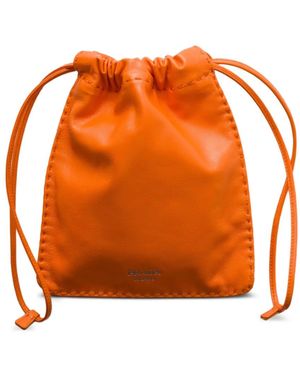 Prada Nappa-Leather Smartphone Pouch - Orange