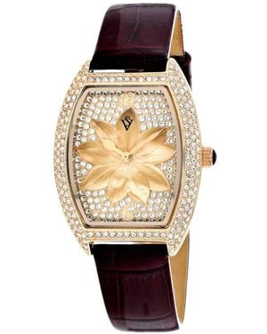 Christian Van Sant Lotus 36Mm Watch - White