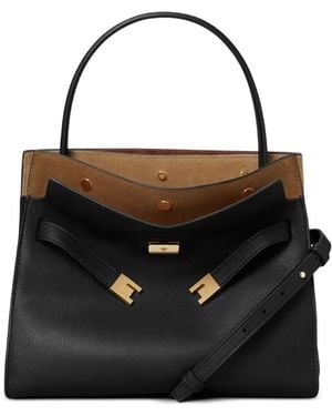 Tory Burch Kleine Lee Radziwill Tasche - Schwarz