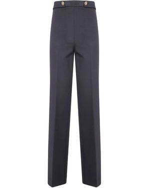 Twinset Button-Fastening Trousers - Blue