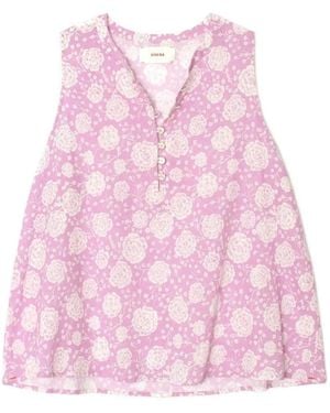 Xirena Haut À Fleurs - Pink