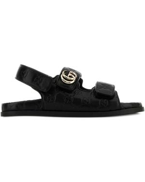 Gucci Leather Sandals - Black