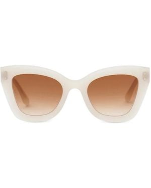 Isabel Marant Louny Cat-Eye Sunglasses - White