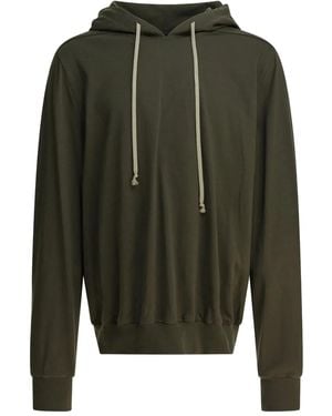 Rick Owens Katoenen Hoodie - Groen