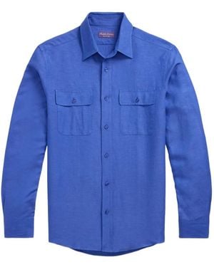 Ralph Lauren ロングスリーブ シャツ - ブルー