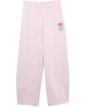 Joshua Sanders Pantaloni Sportivi Con Stampa - Rosa