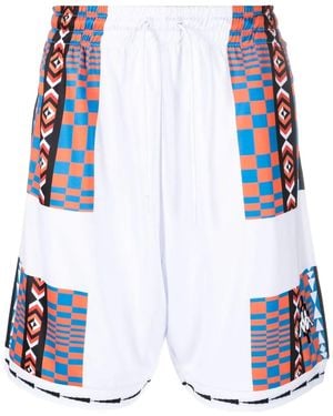 Marcelo Burlon Aop Folk Kappa トラックショーツ - ホワイト