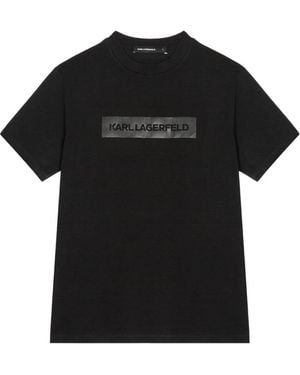 Karl Lagerfeld Logo T-Shirt - Black