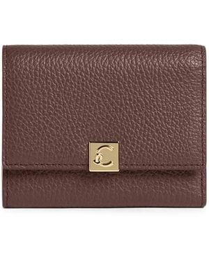 Coccinelle Pansy Grained-Leather Wallet - Brown