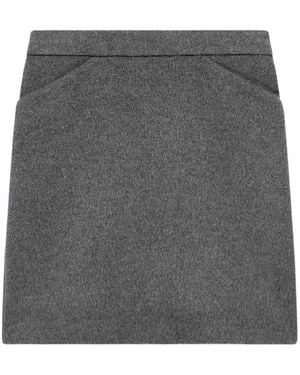 Another Tomorrow Falda De Vestir - Gris