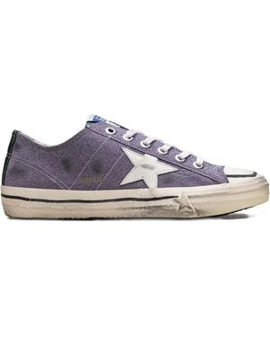 Golden Goose V-Star Lab Sneakers - Purple