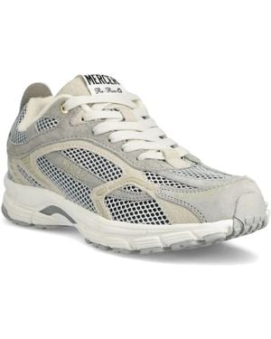 The Mercer Brand The Re-Run Panelled Trainers - White