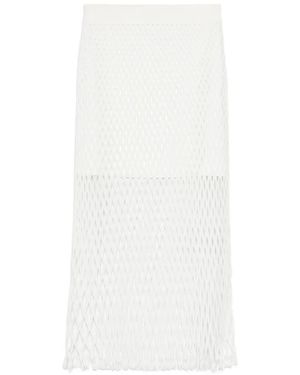 Jonathan Simkhai Midi Skirt - White