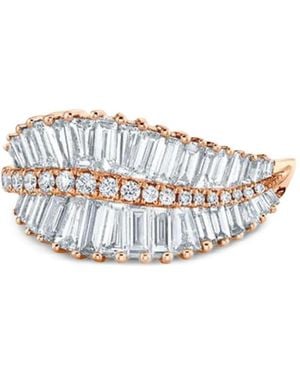 Anita Ko Anillo Palm Leaf Con Diamante - Blanco
