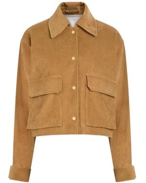 Maria McManus Flap-Pocket Cropped Jacket - Natural