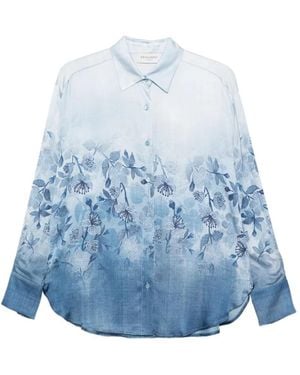 ERMANNO FIRENZE Camicia A Fiori - Blu