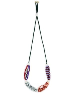 ALÉMAIS Le Jardin Beaded Necklace - White