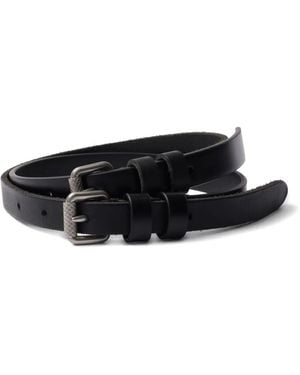 Prada Leather Belt - White