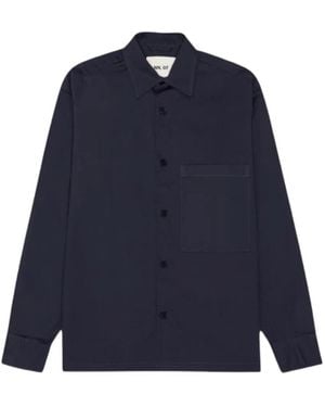 NN07 Freddy Chest-Pocket Shirt - Blue