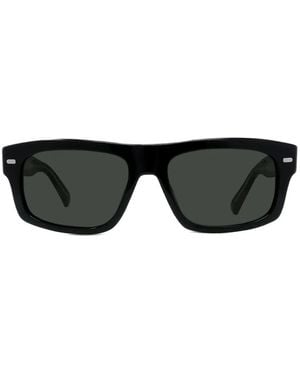 Vuarnet Belverdere Rectangle Sunglasses - Black