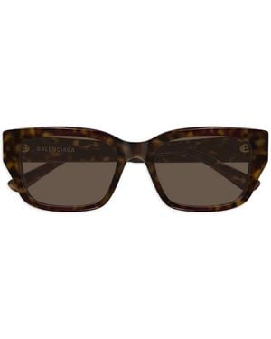 Balenciaga Tortoiseshell-Effect Sunglasses - Grey