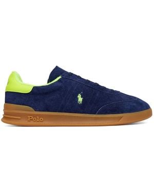 Polo Ralph Lauren Heritage Aera Lace-Up Trainers - Blue