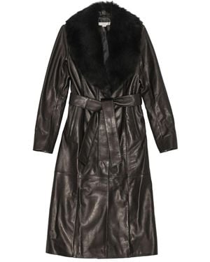Remain Long-Sleeves Trench Coat - Black
