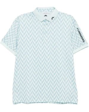 J.Lindeberg Tour Short-Sleeve Polo Shirt - Blue