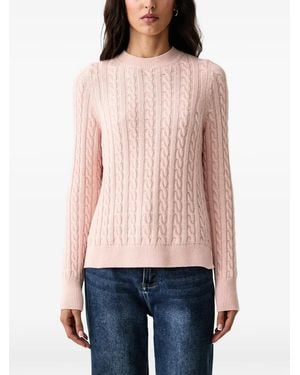 Barbour Ashdown Cable-Knit Embroidered-Logo Sweater