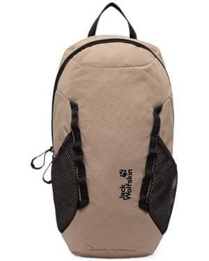 Jack Wolfskin Velocity Lite 10 Logo-Print Ripstop Backpack - Natural