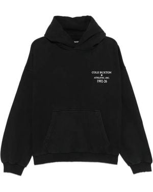 Cole Buxton Logo-Print Hoodie - Black