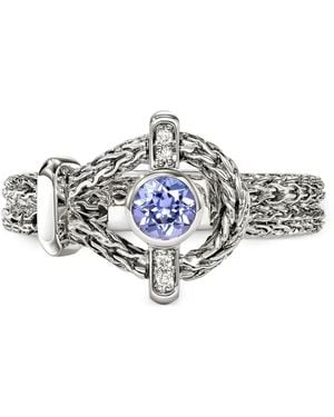 John Hardy Icon Tanzanite And Diamond Ring - White