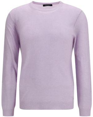 Aragona Crew-Neck Sweater - Purple