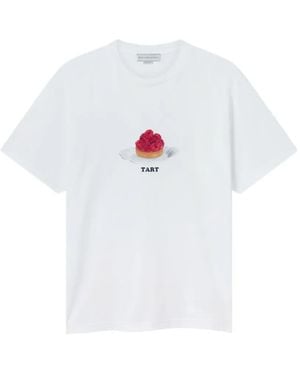Stella McCartney Raspberry-Print T-Shirt - White