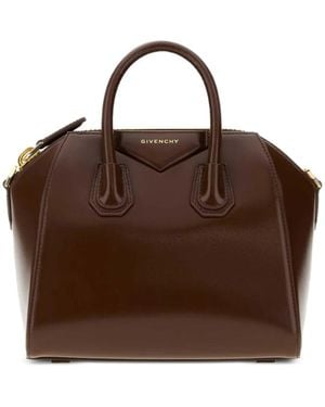 Givenchy Mini Antigona Tote Bag - Brown