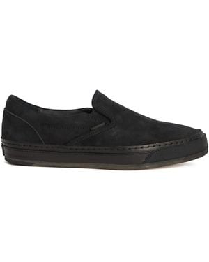 Hender Scheme Suede Slip-On Trainers - Black
