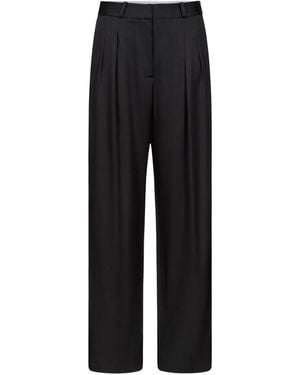 Loulou de Saison Alio Pleated Trousers - Black