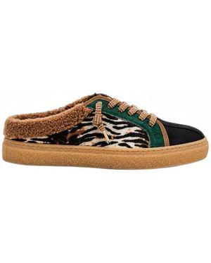 TheVerticaLine The11S Tiger-Print Trainers - Black